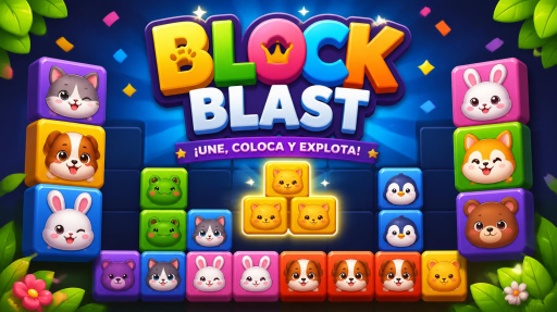Carátula de animal block blast