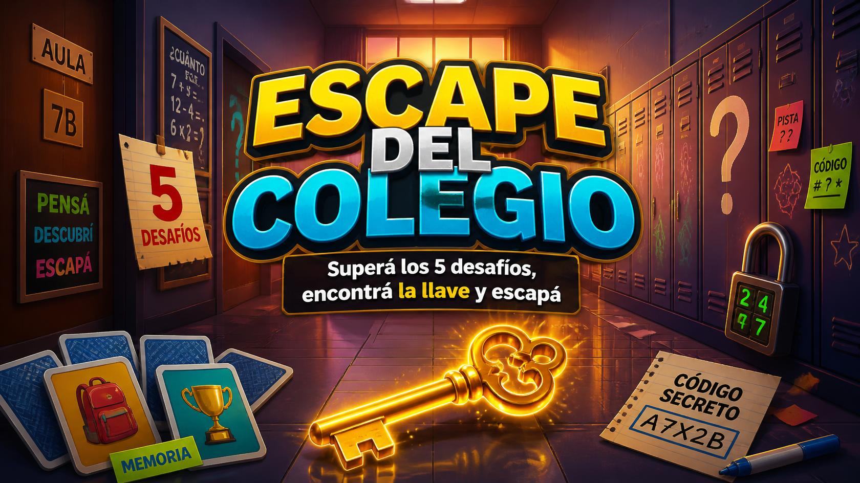 Carátula de ESCAPE DEL COLEGIO